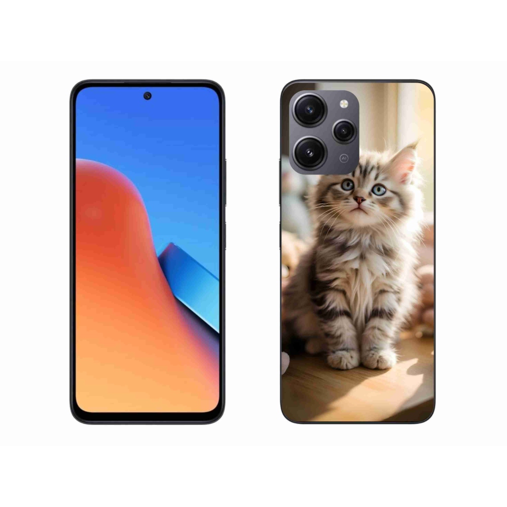 Gelový kryt mmCase na Xiaomi Redmi 12 - roztomilé kotě 10