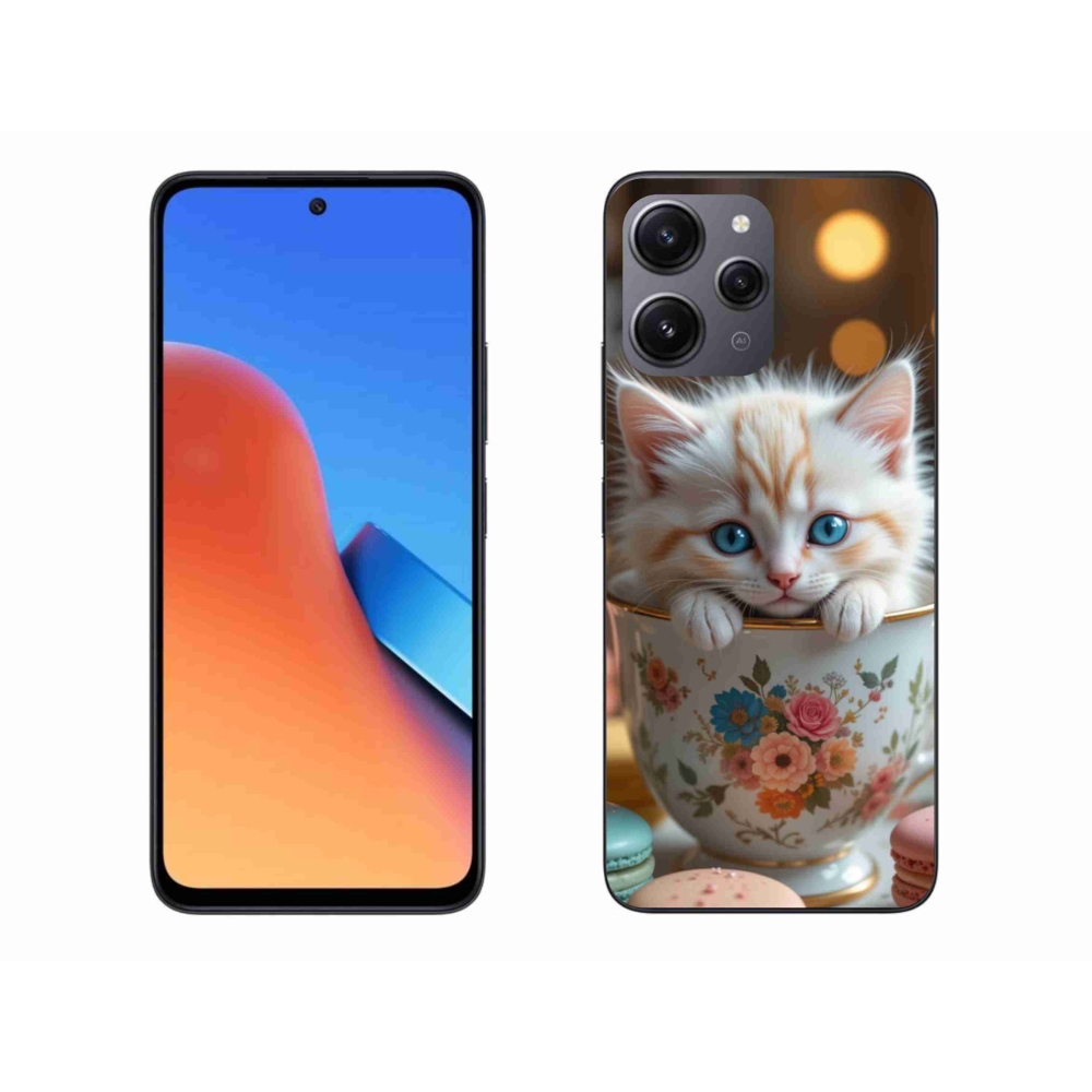 Gelový kryt mmCase na Xiaomi Redmi 12 - roztomilé kotě 6