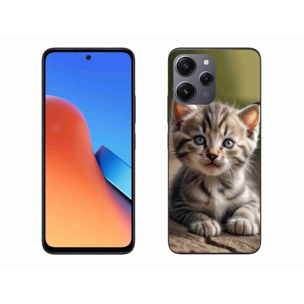 Gelový kryt mmCase na Xiaomi Redmi 12 - roztomilé kotě 9