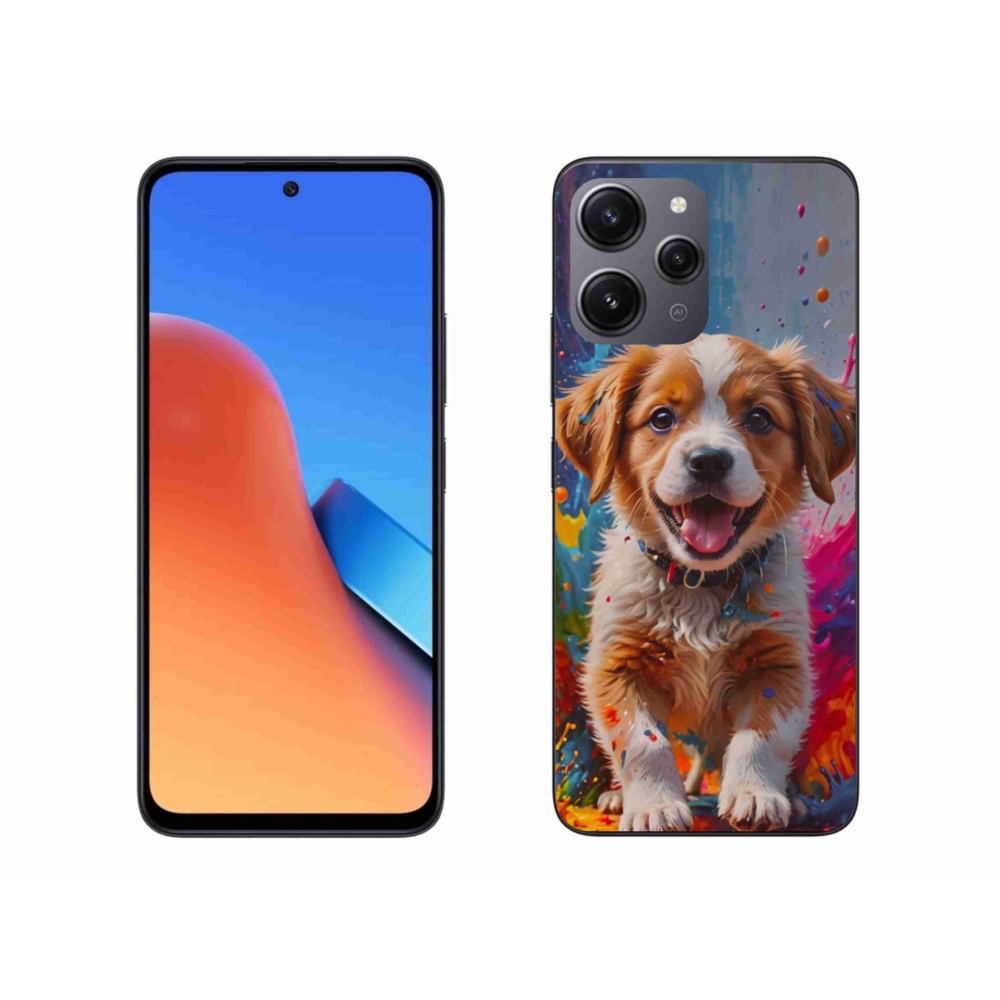 Gelový kryt mmCase na Xiaomi Redmi 12 - roztomilé štěně 3