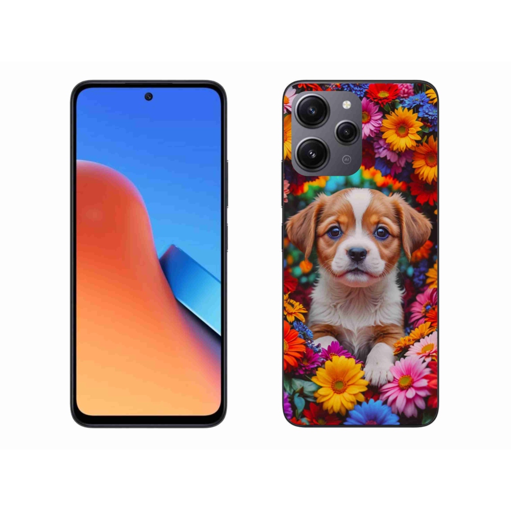 Gelový kryt mmCase na Xiaomi Redmi 12 - roztomilé štěně