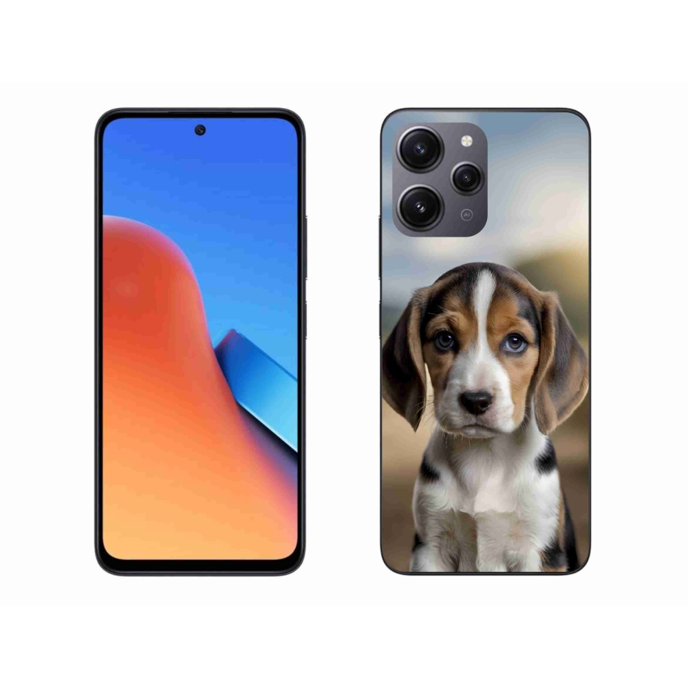 Gelový kryt mmCase na Xiaomi Redmi 12 - roztomilý bígl