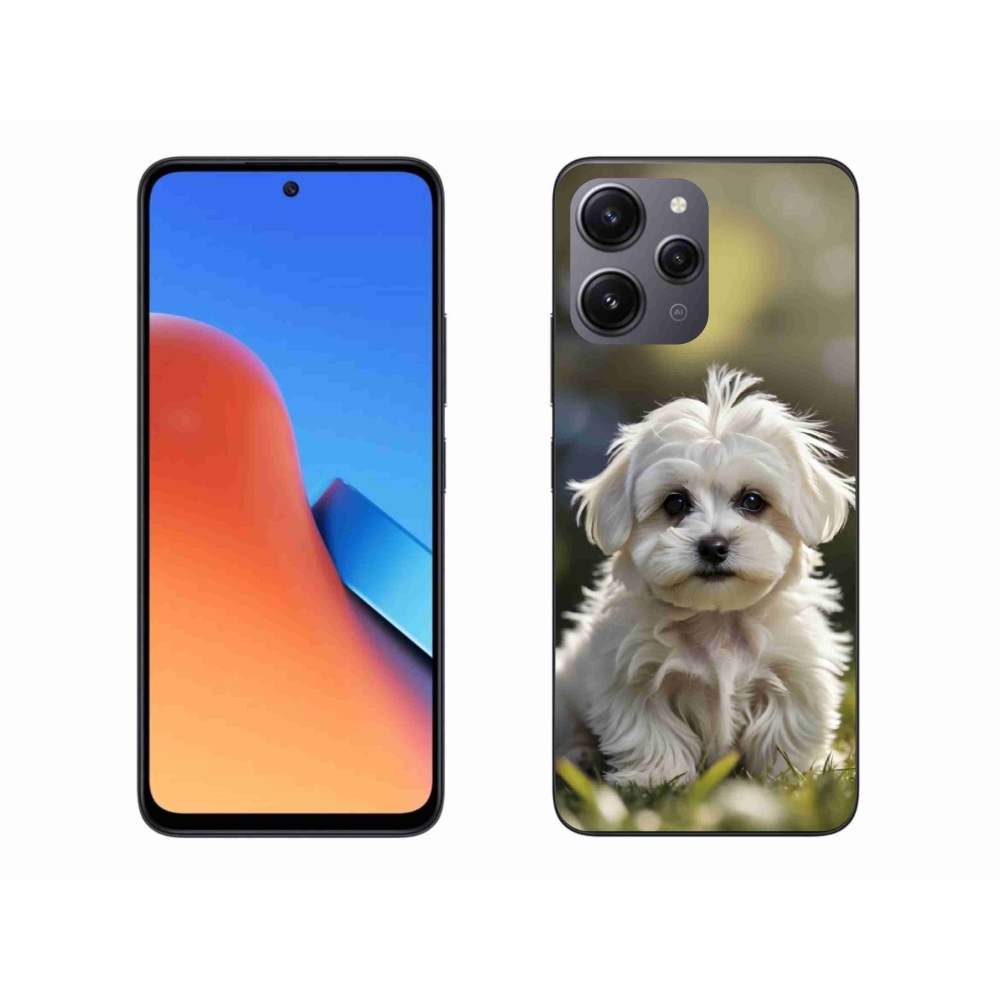 Gelový kryt mmCase na Xiaomi Redmi 12 - roztomilý maltézský psík