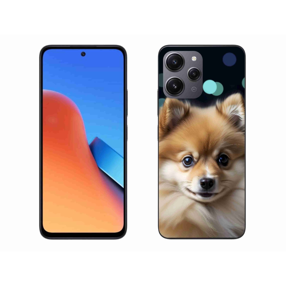 Gelový kryt mmCase na Xiaomi Redmi 12 - roztomilý pomeranian