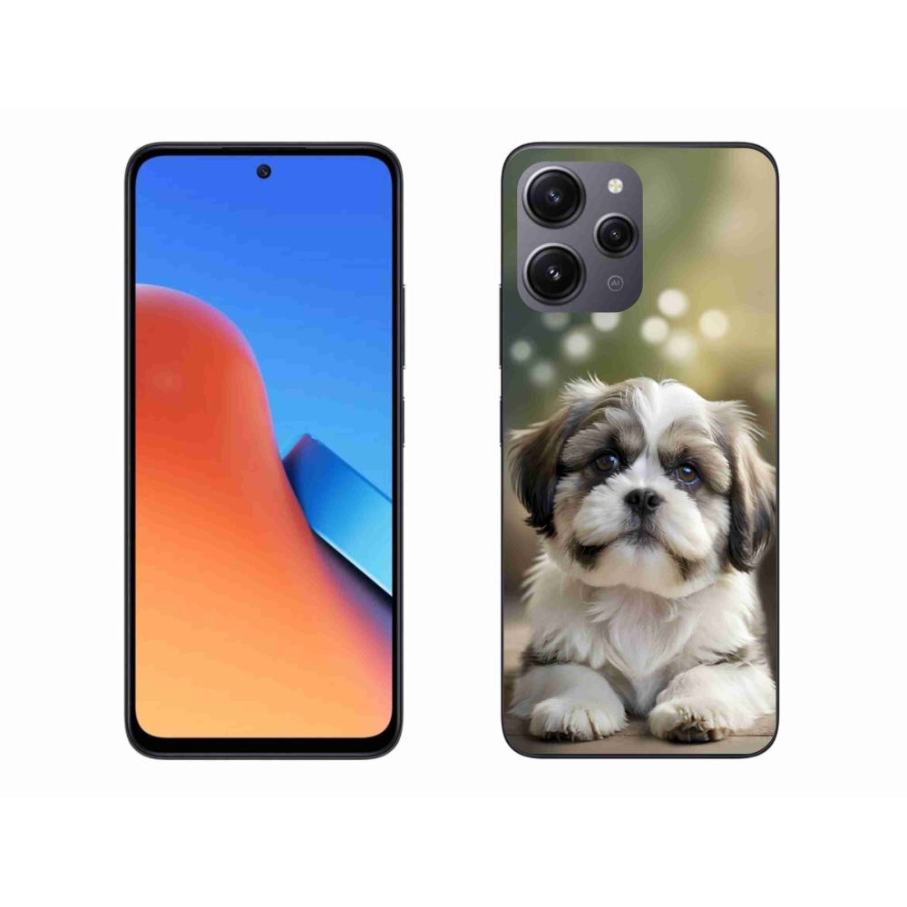 Gelový kryt mmCase na Xiaomi Redmi 12 - roztomilý shih-tzu