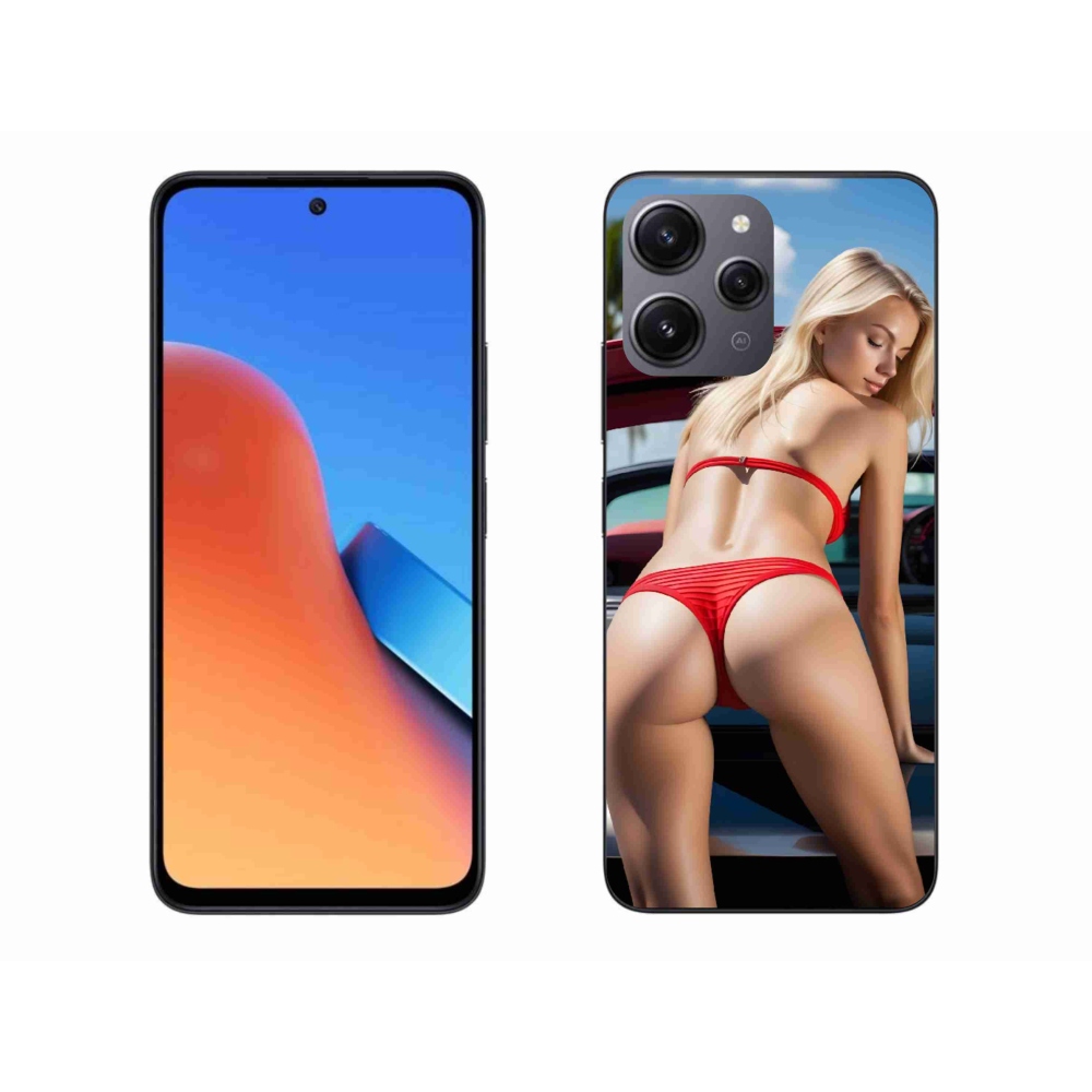 Gelový kryt mmCase na Xiaomi Redmi 12 - sexy žena 2