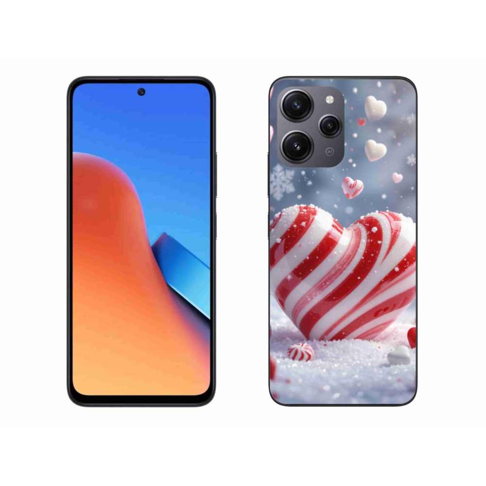 Gelový kryt mmCase na Xiaomi Redmi 12 - sladké srdce