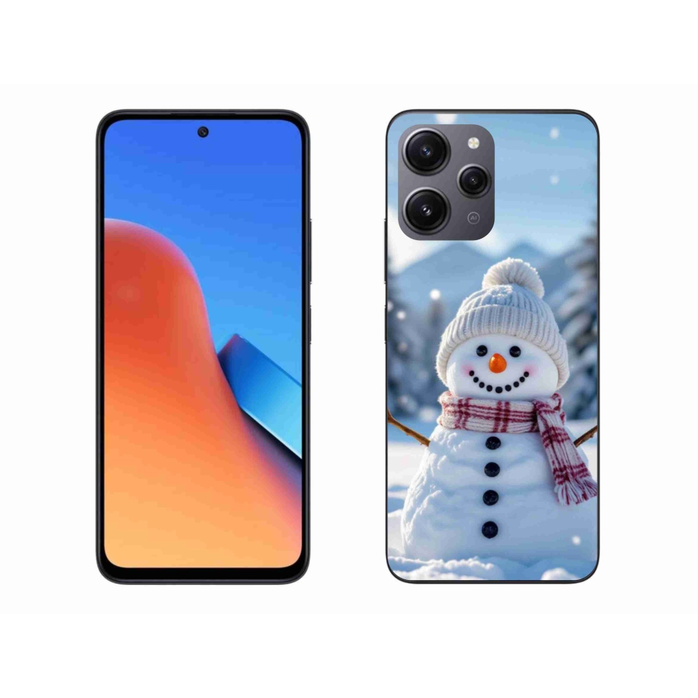 Gelový kryt mmCase na Xiaomi Redmi 12 - sněhulák 3