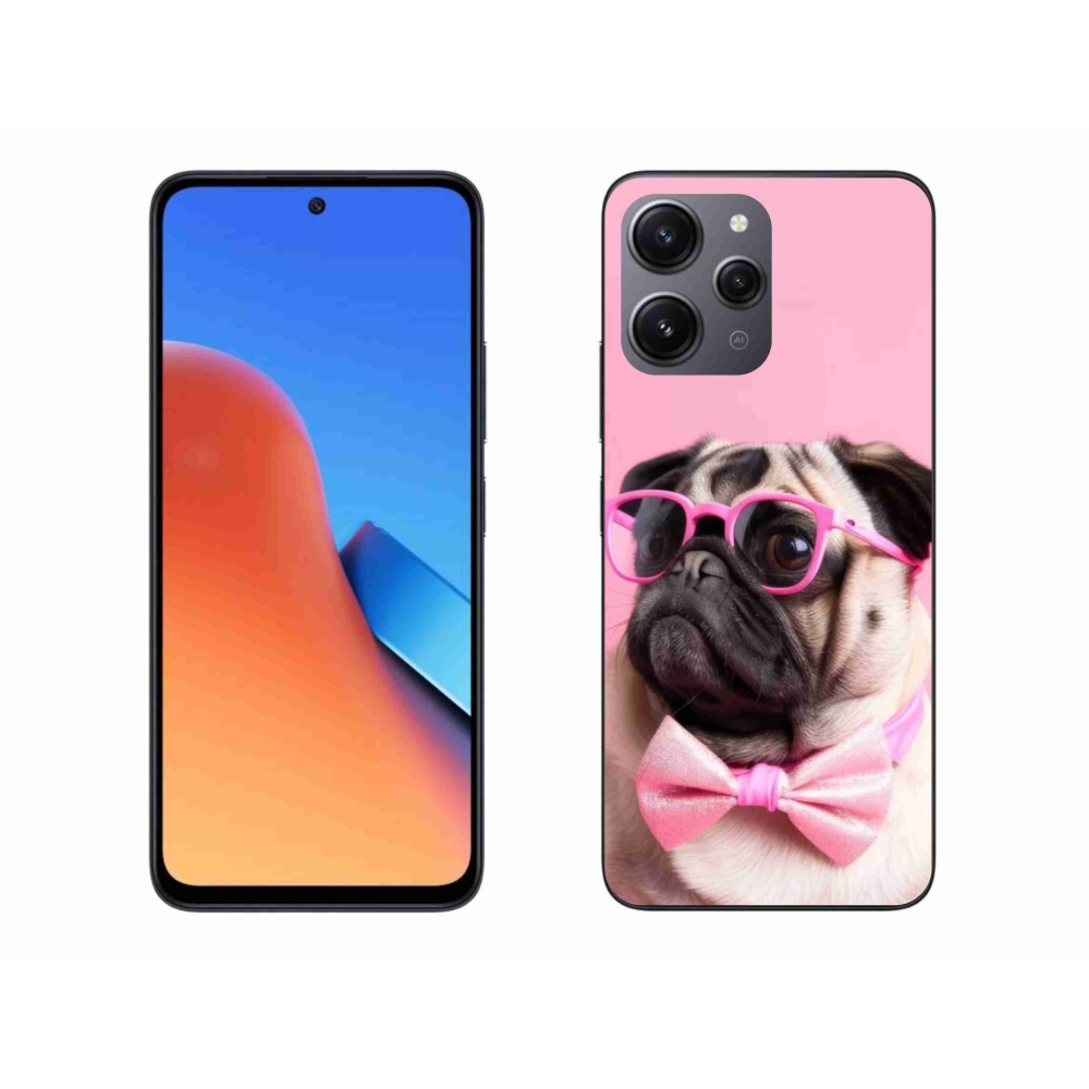 Gelový kryt mmCase na Xiaomi Redmi 12 - stylový mops