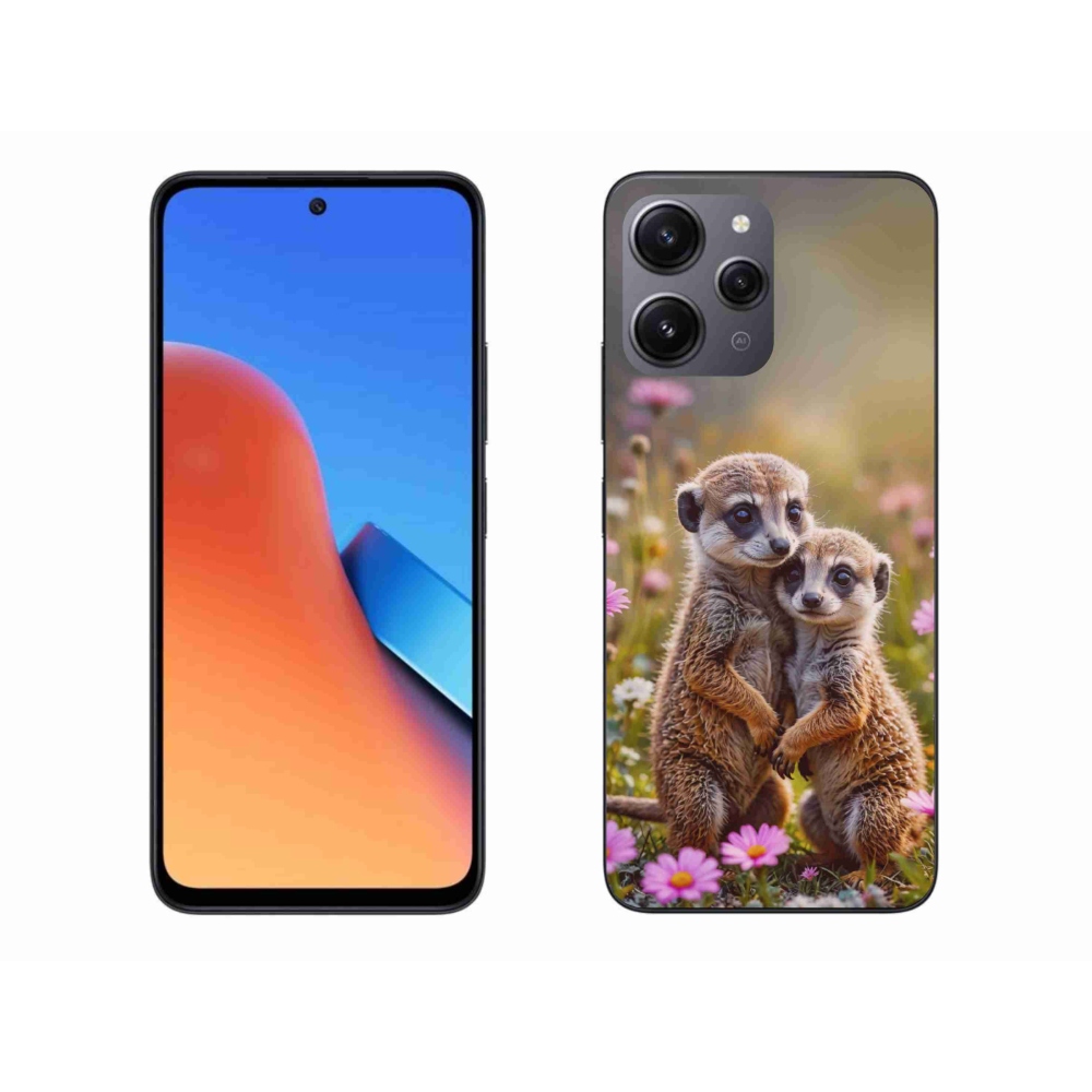 Gelový kryt mmCase na Xiaomi Redmi 12 - surikatí duo