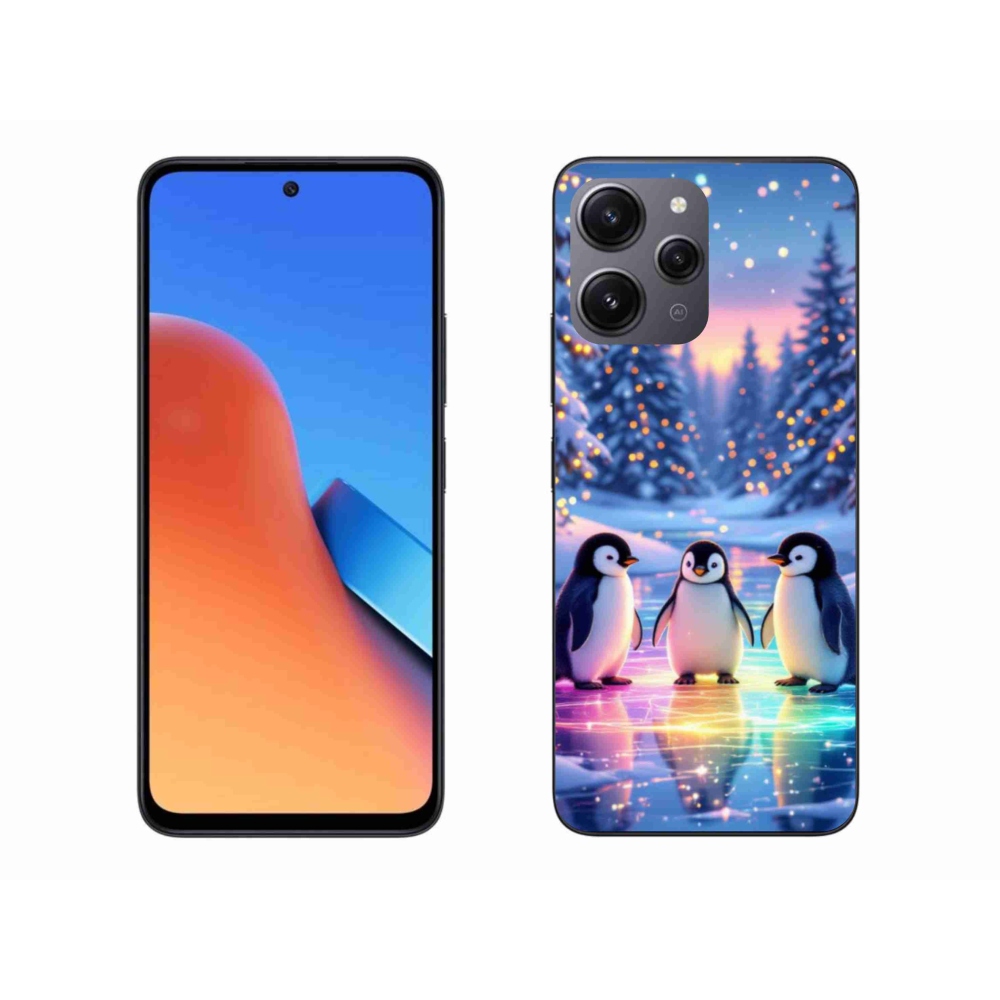 Gelový kryt mmCase na Xiaomi Redmi 12 - tučnáci