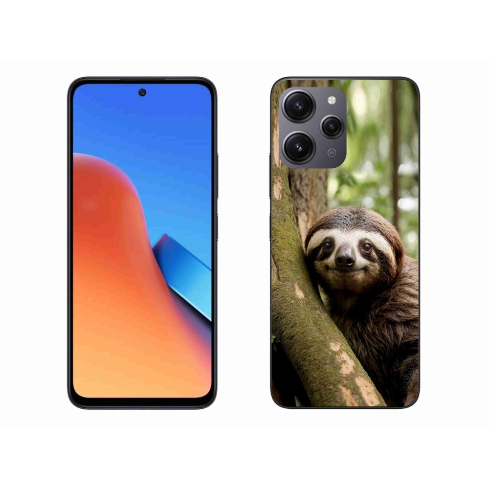 Gelový kryt mmCase na Xiaomi Redmi 12 - usměvavý lenochod