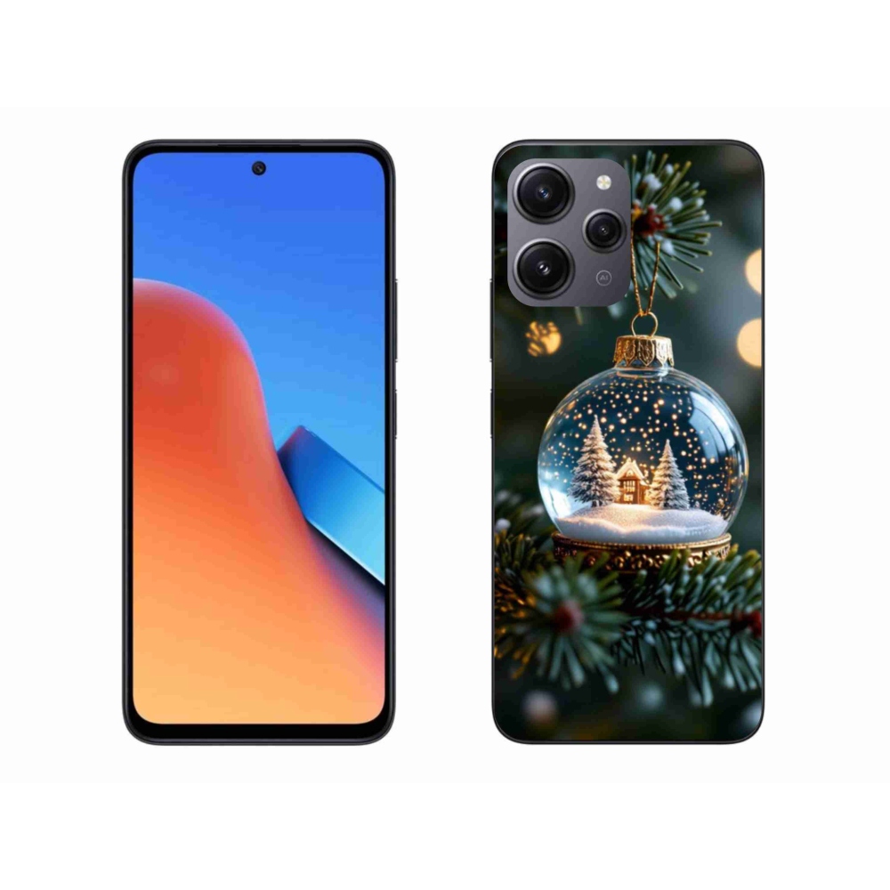 Gelový kryt mmCase na Xiaomi Redmi 12 - vánoční koule 2