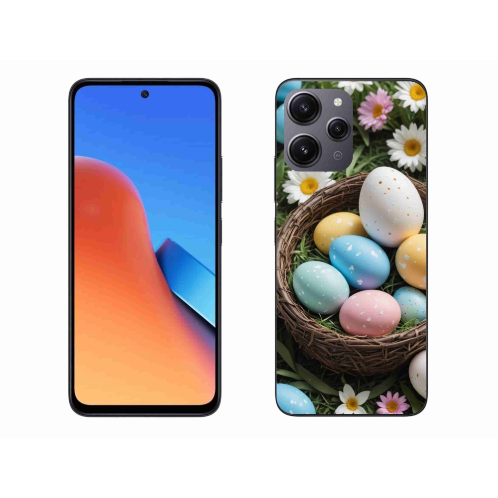 Gelový kryt mmCase na Xiaomi Redmi 12 - velikonoční vajíčka 2