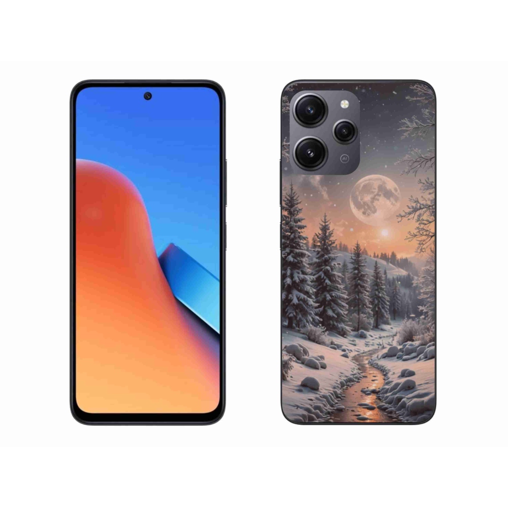 Gelový kryt mmCase na Xiaomi Redmi 12 - zimní krajina 2