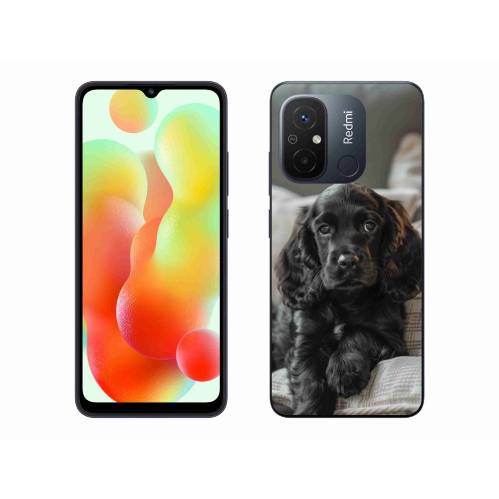 Gelový kryt mmCase na Xiaomi Redmi 12C - anglický kokršpaněl