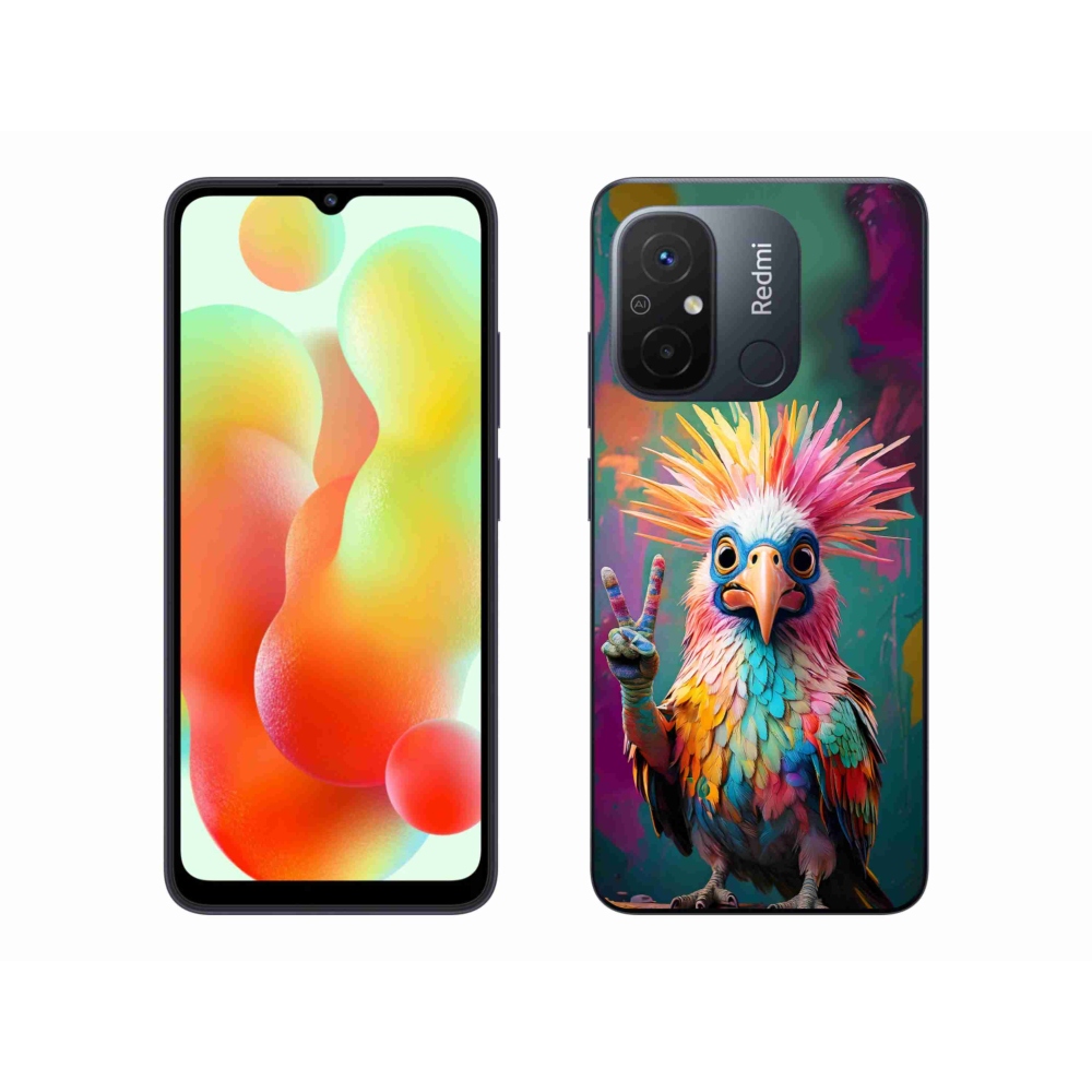 Gelový kryt mmCase na Xiaomi Redmi 12C - barevný rebel