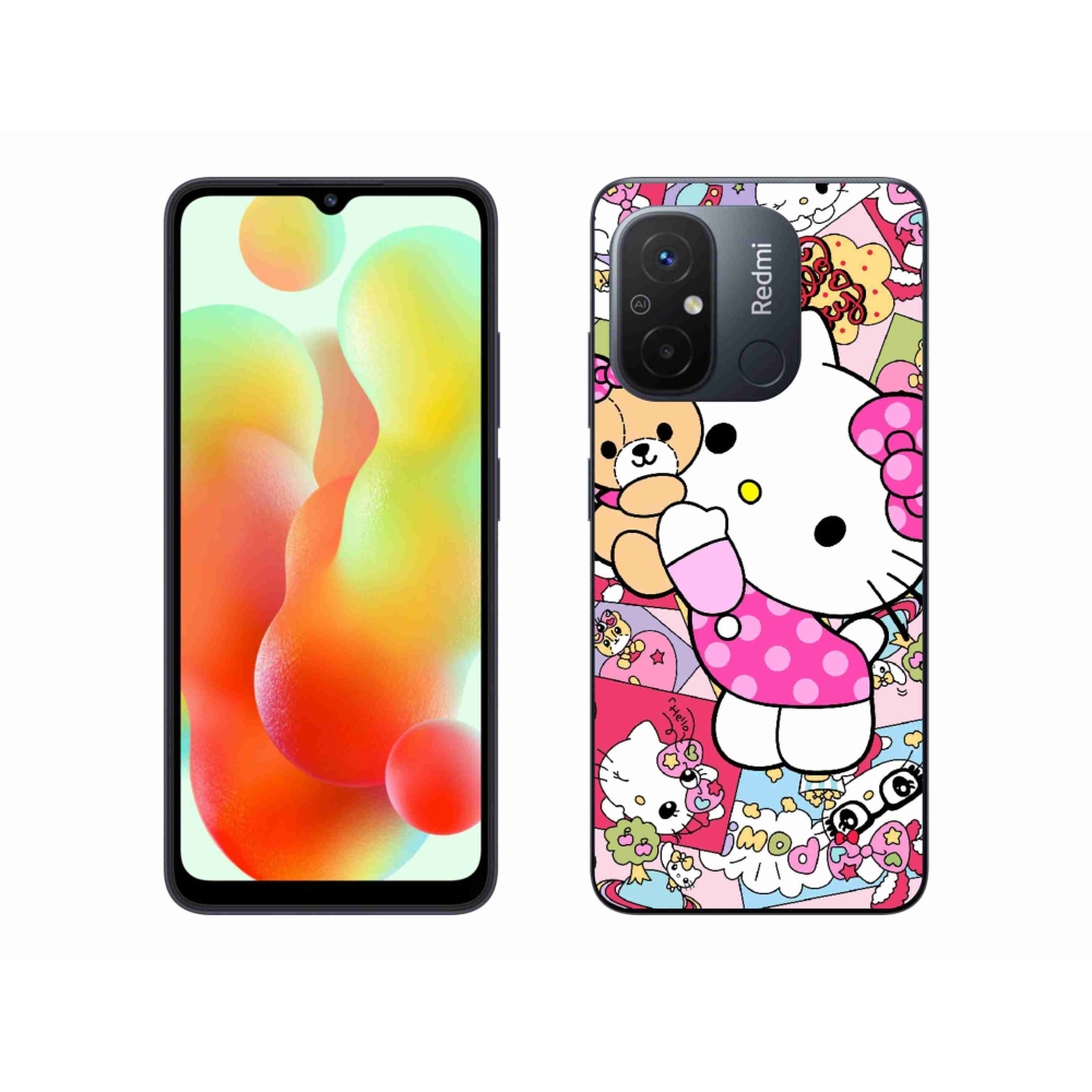Gelový kryt mmCase na Xiaomi Redmi 12C - cute kitty