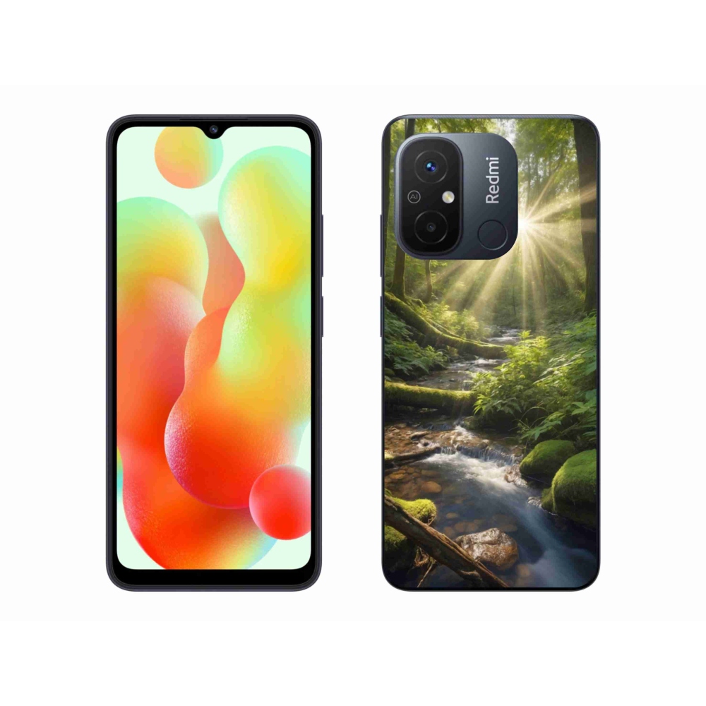 Gelový kryt mmCase na Xiaomi Redmi 12C - hlubina lesa