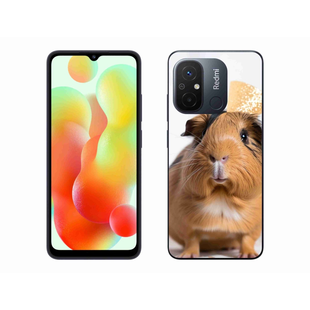 Gelový kryt mmCase na Xiaomi Redmi 12C - hnědé morče