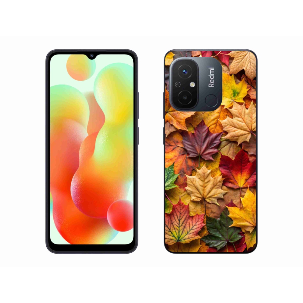 Gelový kryt mmCase na Xiaomi Redmi 12C - javorové listy 2