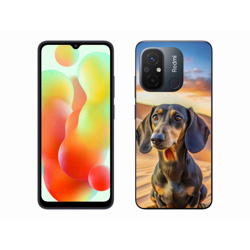 Gelový kryt mmCase na Xiaomi Redmi 12C - jezevčík 3 