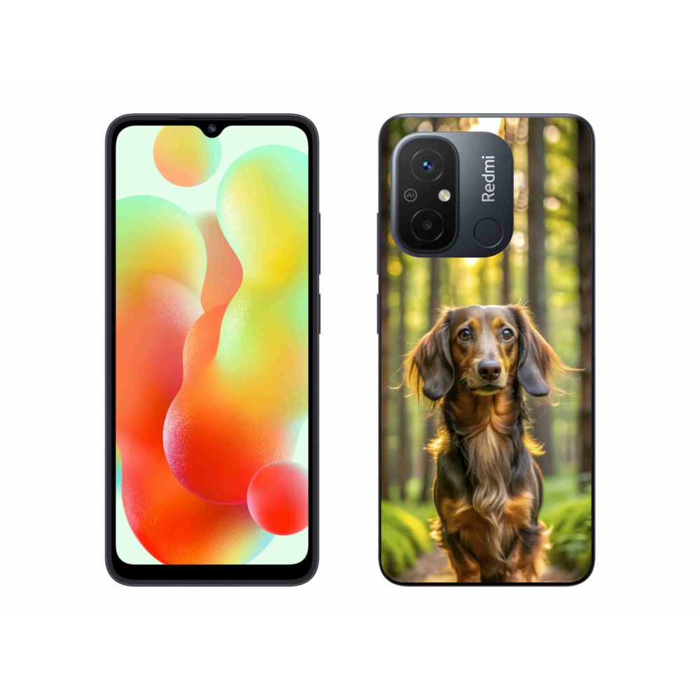 Gelový kryt mmCase na Xiaomi Redmi 12C - jezevčík 4