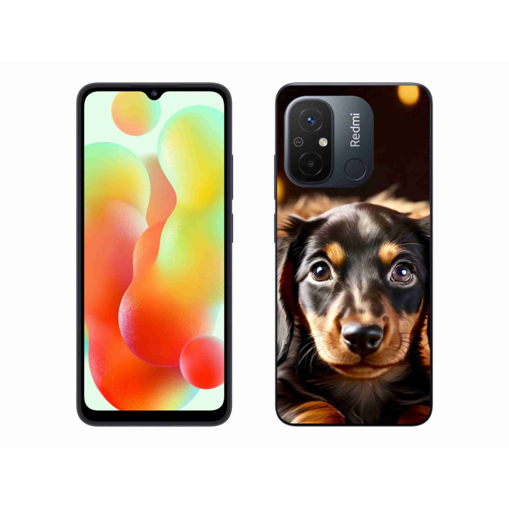 Gelový kryt mmCase na Xiaomi Redmi 12C - jezevčík