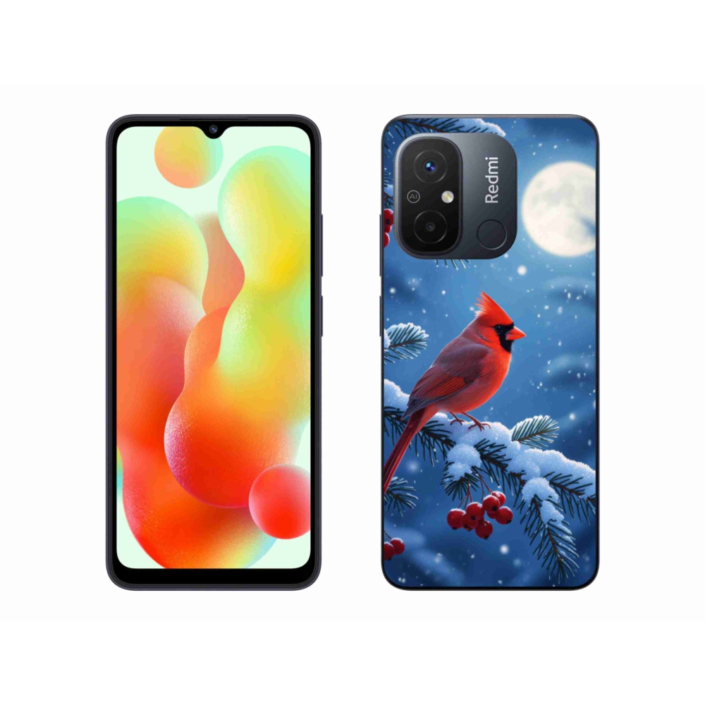 Gelový kryt mmCase na Xiaomi Redmi 12C - kardinál červený