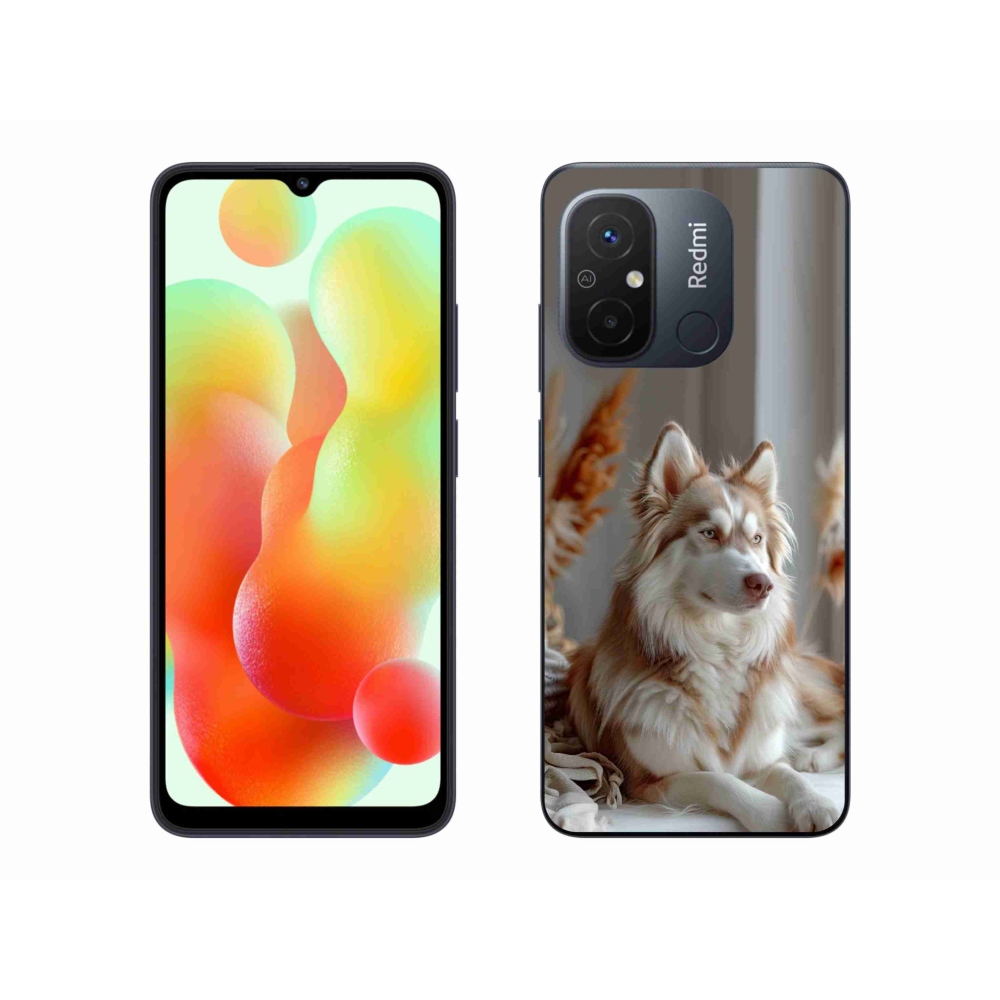 Gelový kryt mmCase na Xiaomi Redmi 12C - klidný sibiřský husky