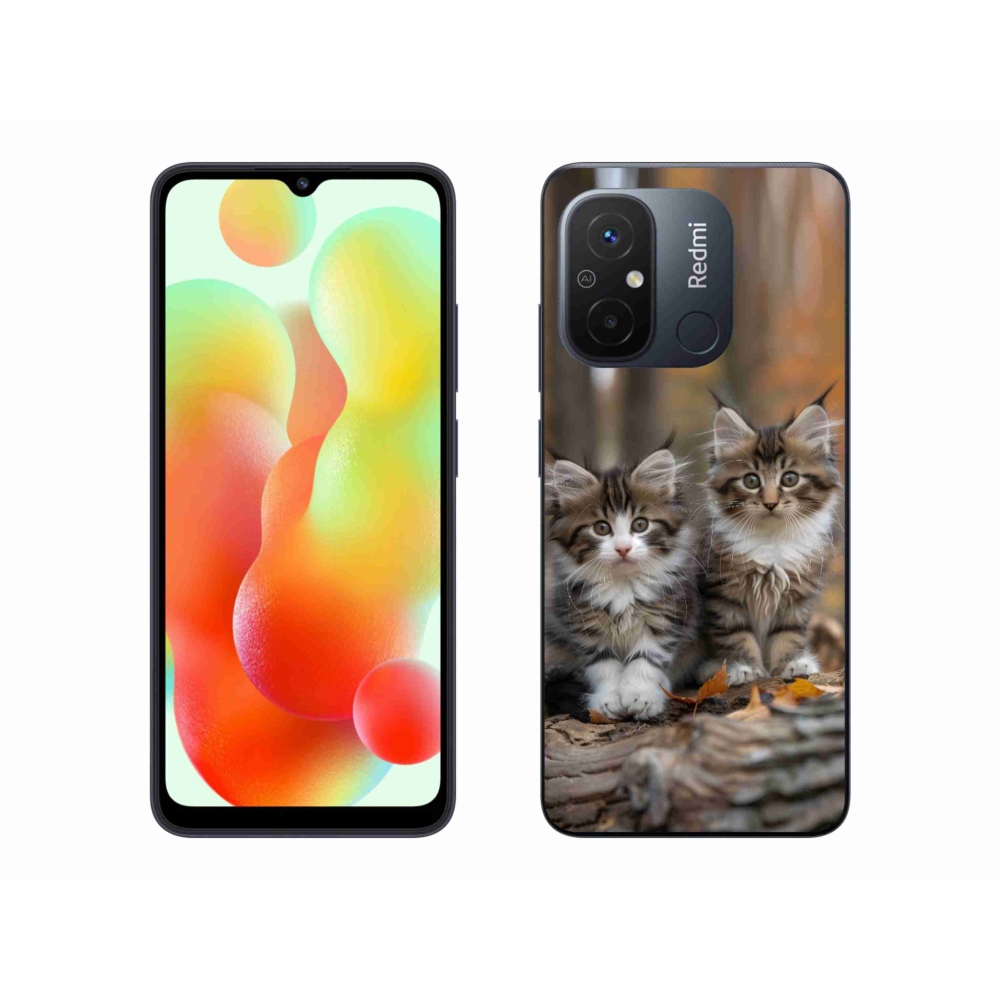 Gelový kryt mmCase na Xiaomi Redmi 12C - kočičí duo 3