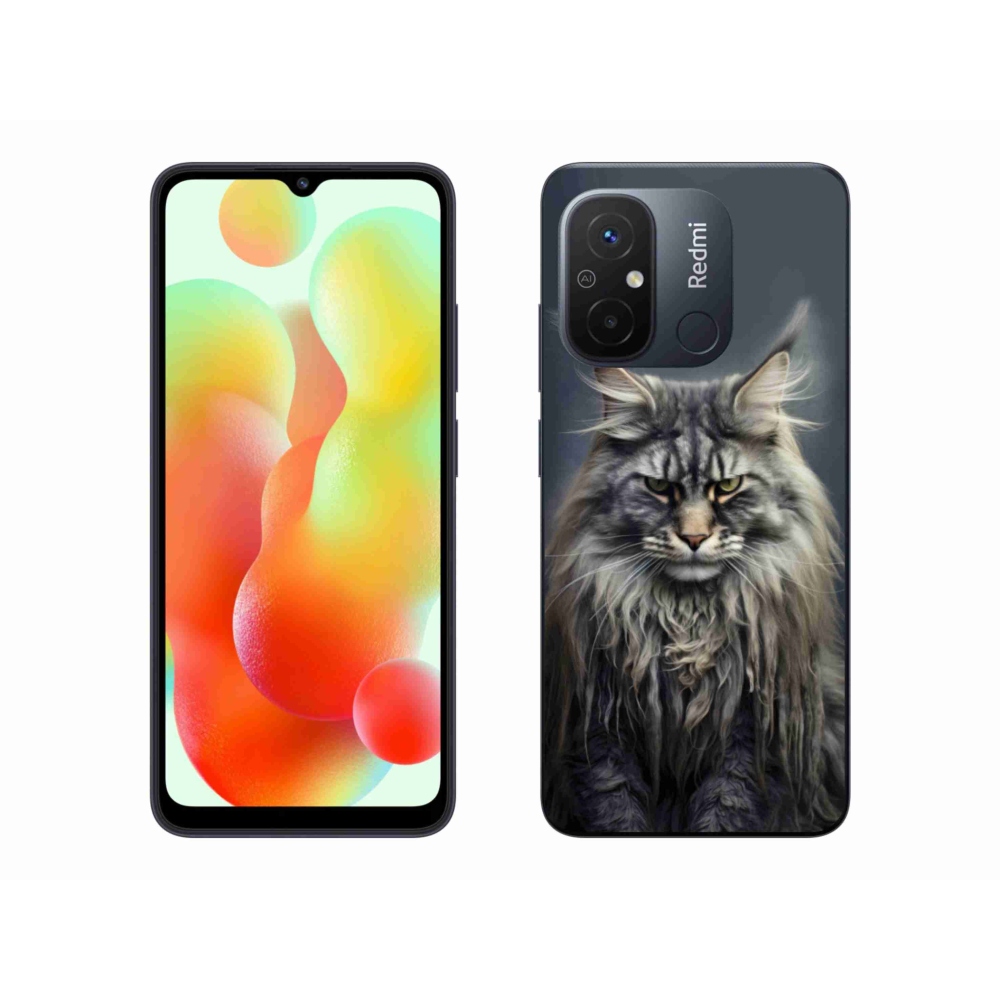 Gelový kryt mmCase na Xiaomi Redmi 12C - kočíčí pohled 4