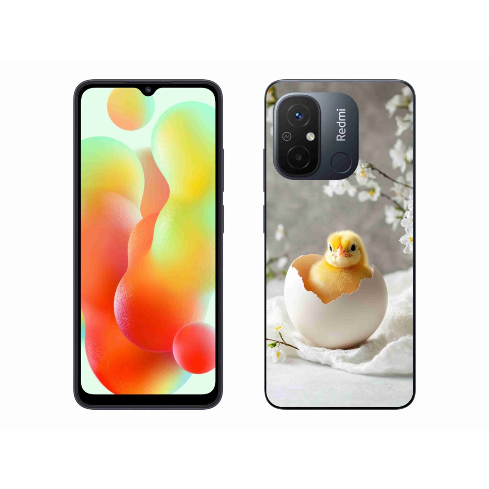 Gelový kryt mmCase na Xiaomi Redmi 12C - kuřátko