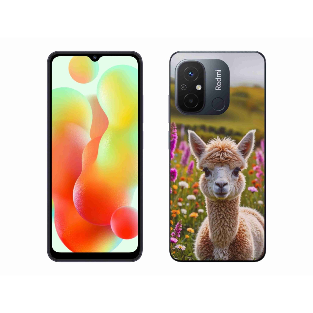 Gelový kryt mmCase na Xiaomi Redmi 12C - lama na louce