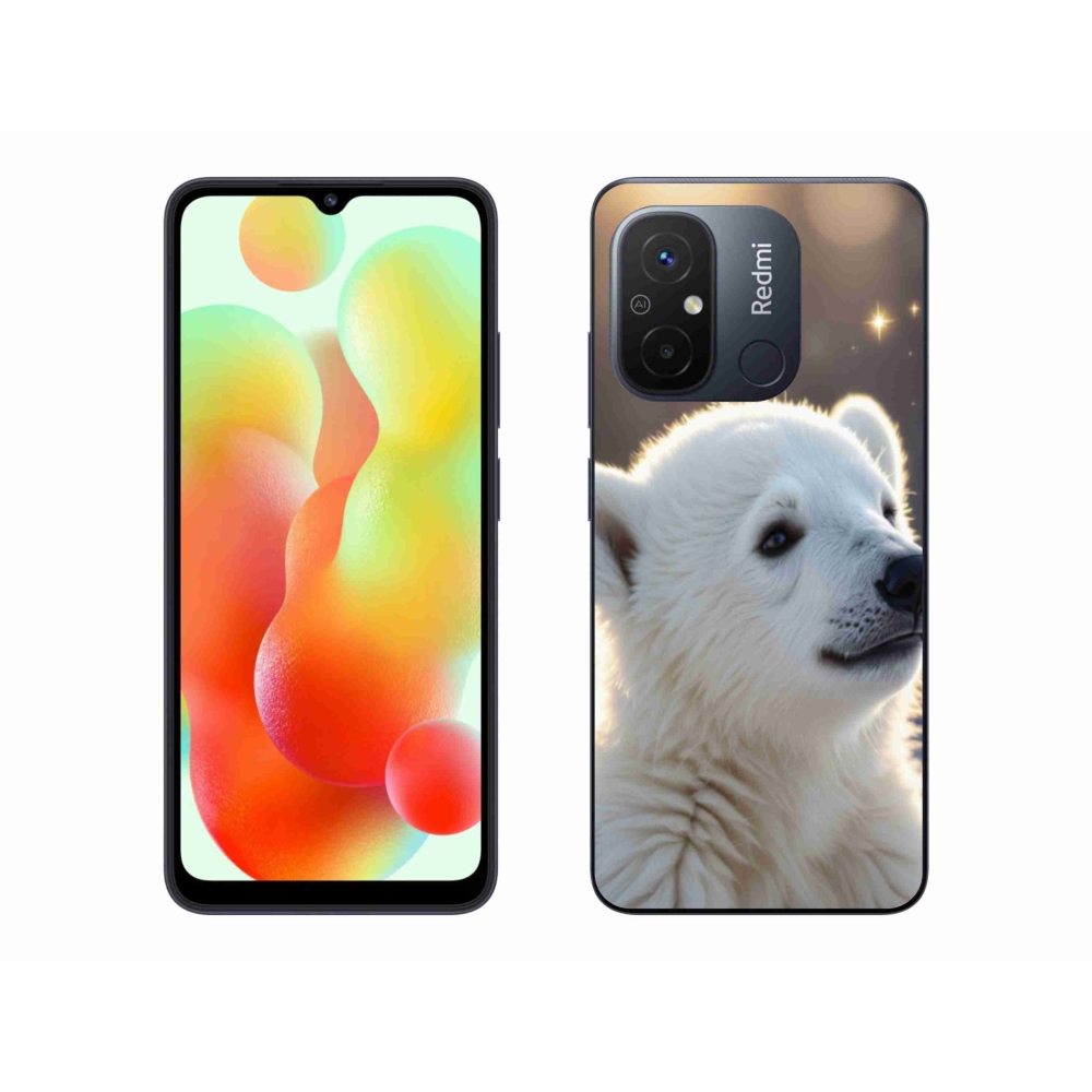 Gelový kryt mmCase na Xiaomi Redmi 12C - lední medvěd