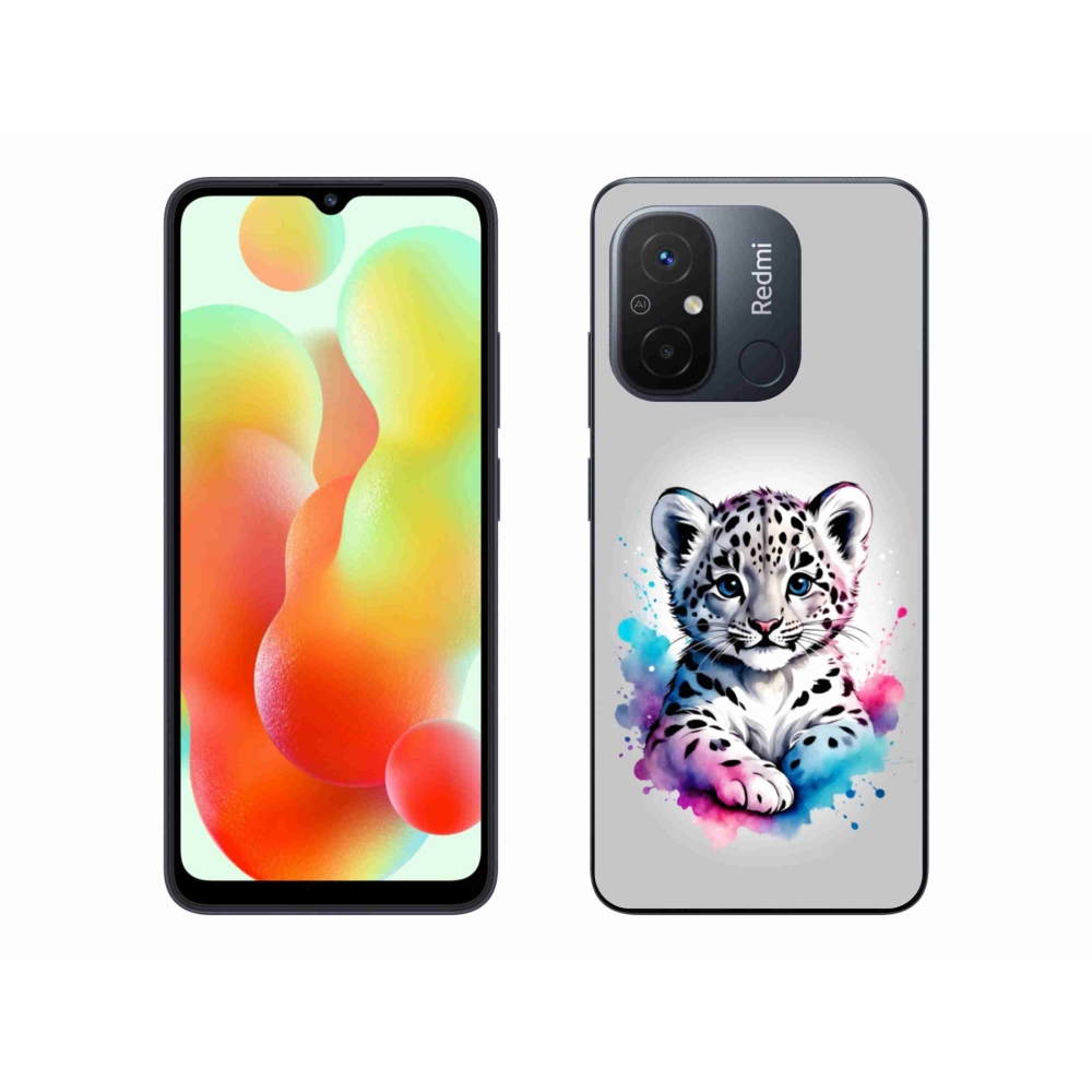 Gelový kryt mmCase na Xiaomi Redmi 12C - levhartí mládě