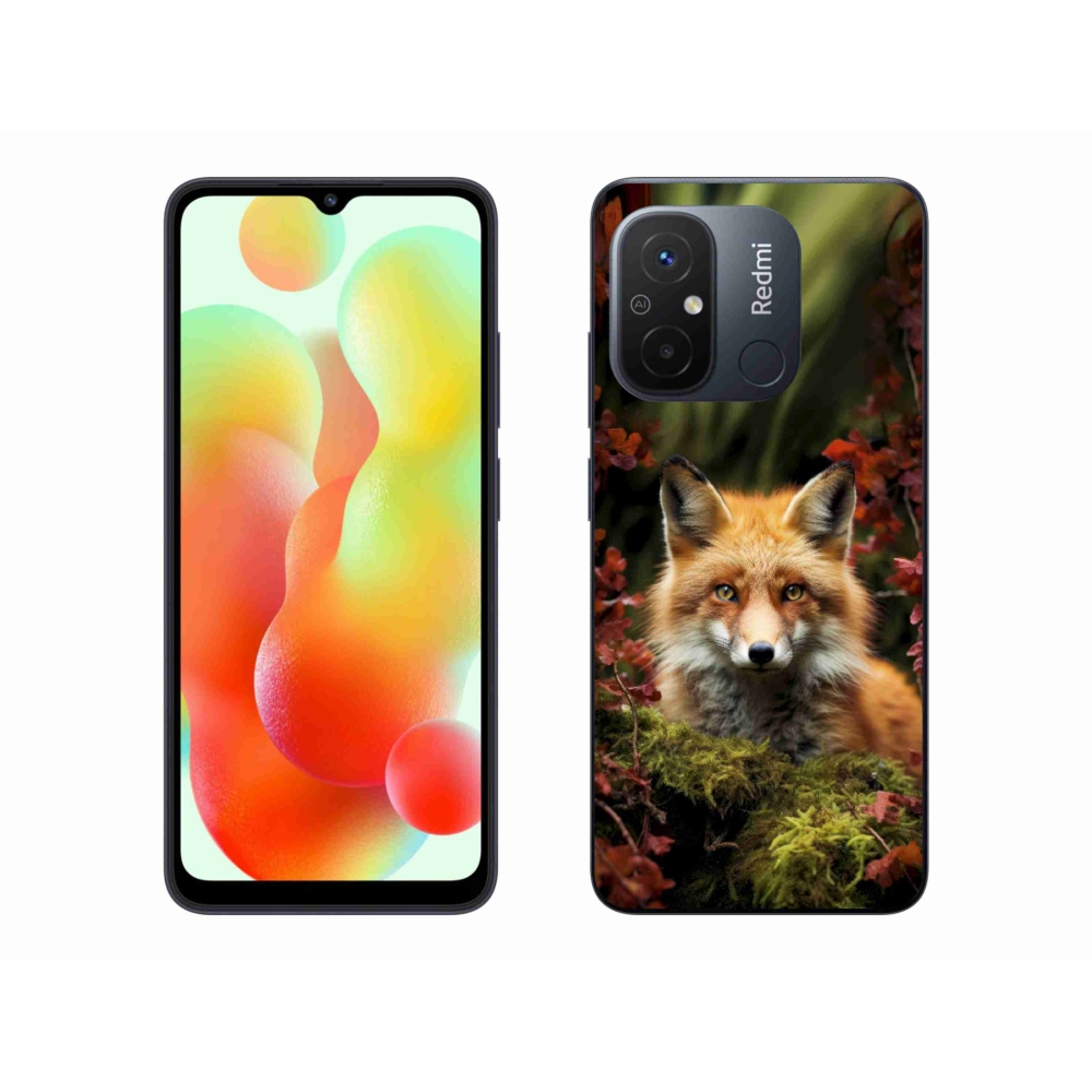 Gelový kryt mmCase na Xiaomi Redmi 12C - liška v lese