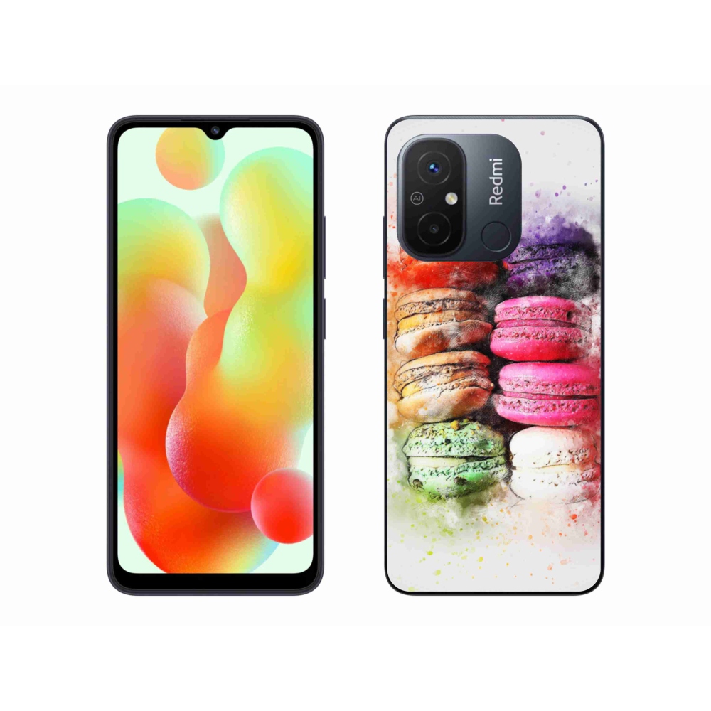 Gelový kryt mmCase na Xiaomi Redmi 12C - makrónky