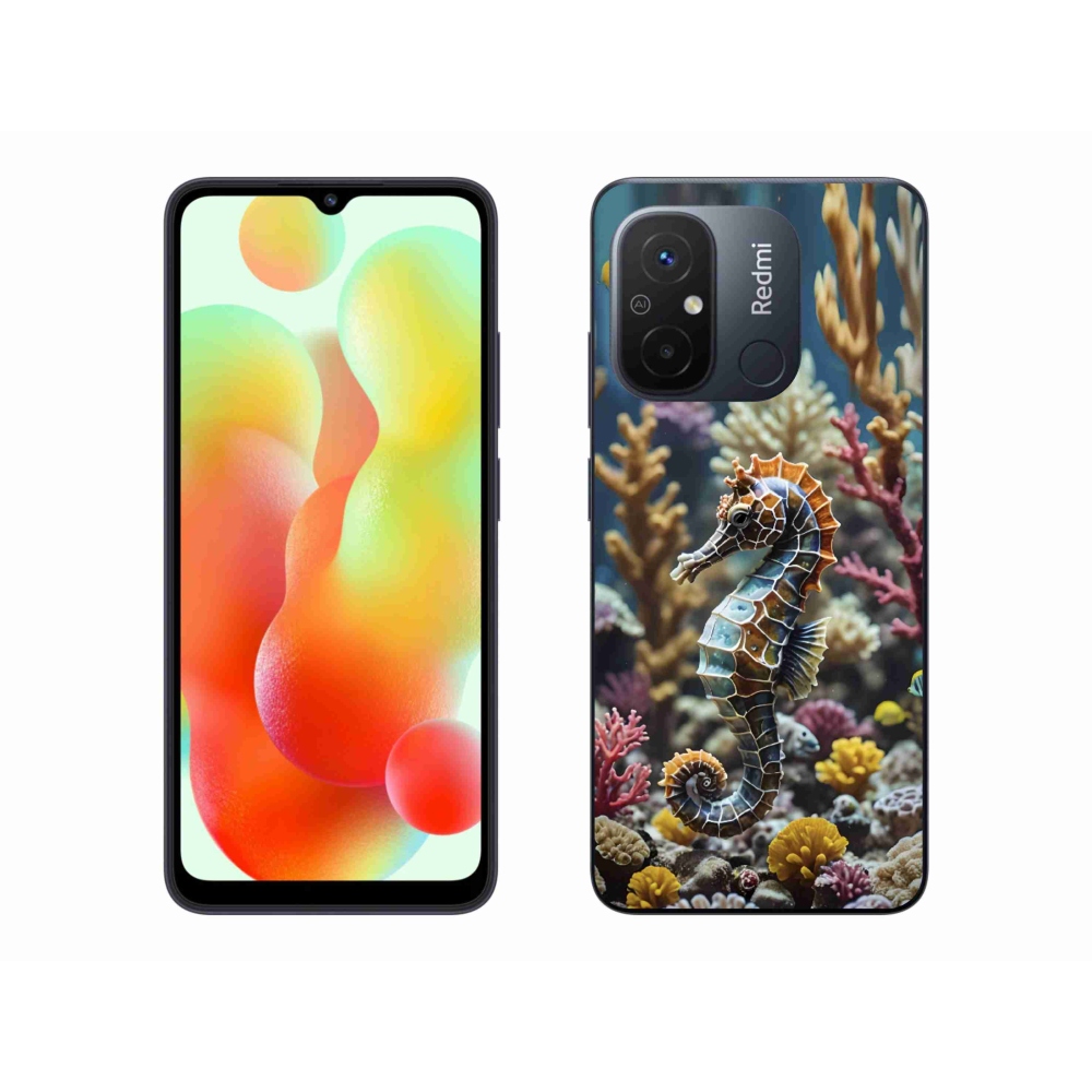 Gelový kryt mmCase na Xiaomi Redmi 12C - mořský koník 2