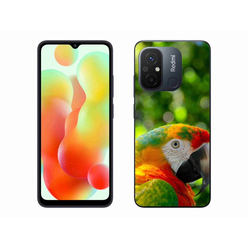 Gelový kryt mmCase na Xiaomi Redmi 12C - papoušek ara 3