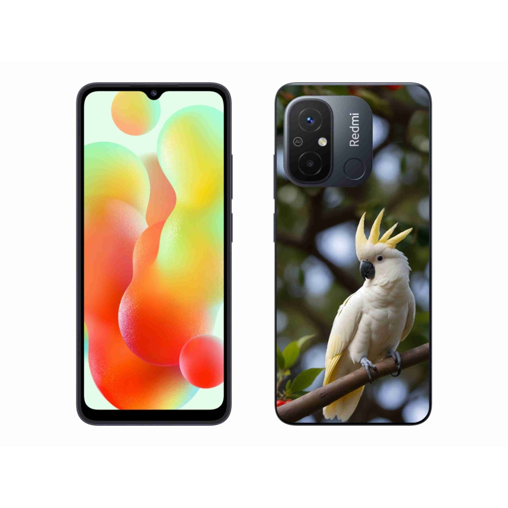 Gelový kryt mmCase na Xiaomi Redmi 12C - papoušek kakadu 3