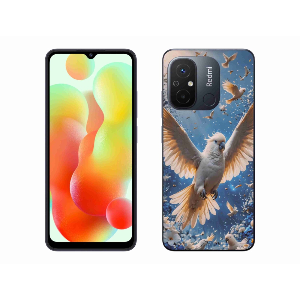 Gelový kryt mmCase na Xiaomi Redmi 12C - papoušek kakadu