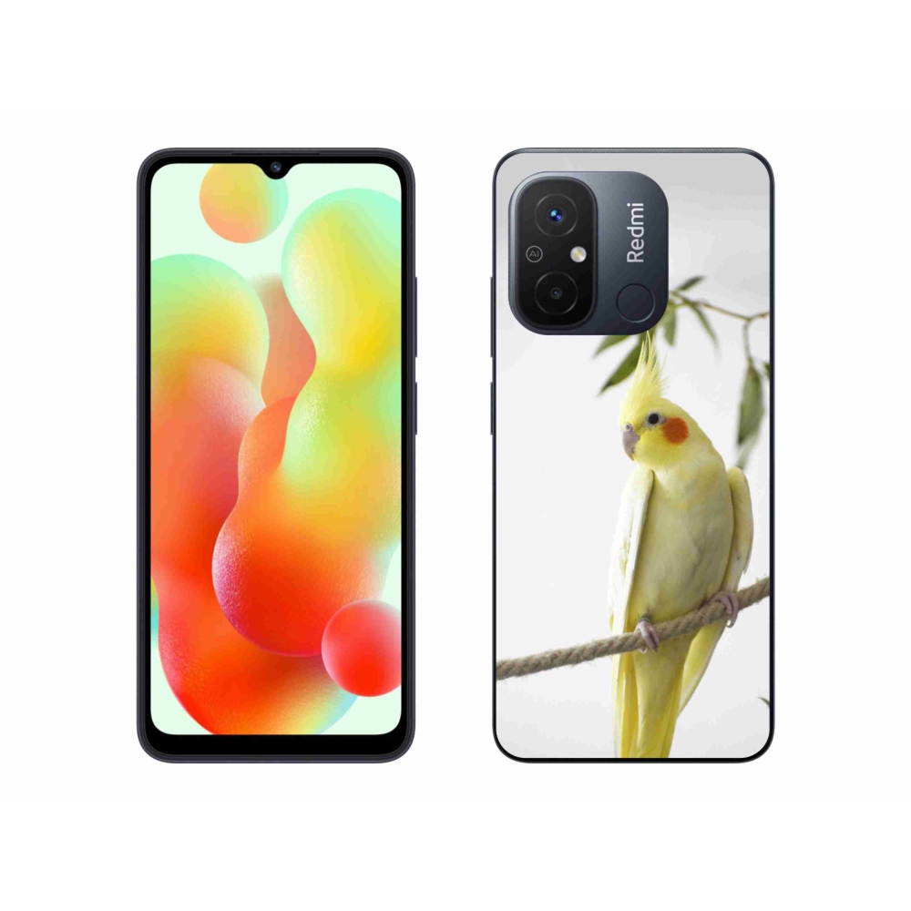 Gelový kryt mmCase na Xiaomi Redmi 12C - papoušek korela chocholatá