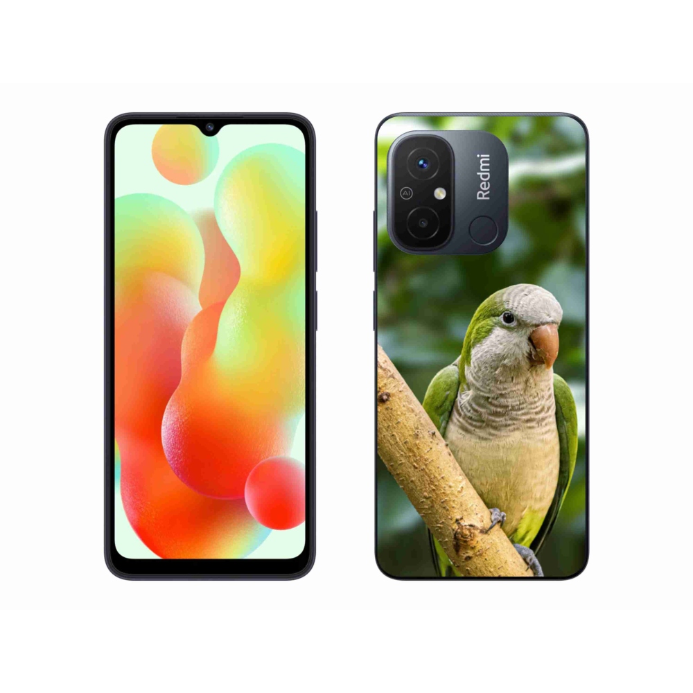 Gelový kryt mmCase na Xiaomi Redmi 12C - papoušek mníšek
