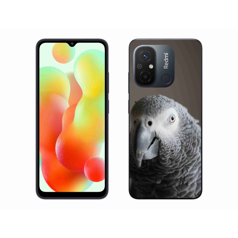 Gelový kryt mmCase na Xiaomi Redmi 12C - papoušek žako 2