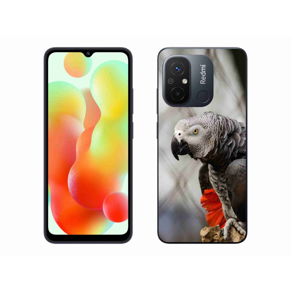 Gelový kryt mmCase na Xiaomi Redmi 12C - papoušek žako 3