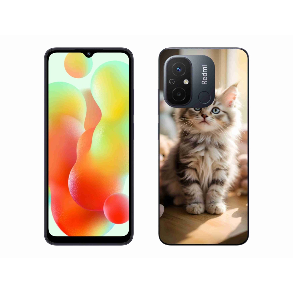 Gelový kryt mmCase na Xiaomi Redmi 12C - roztomilé kotě 10