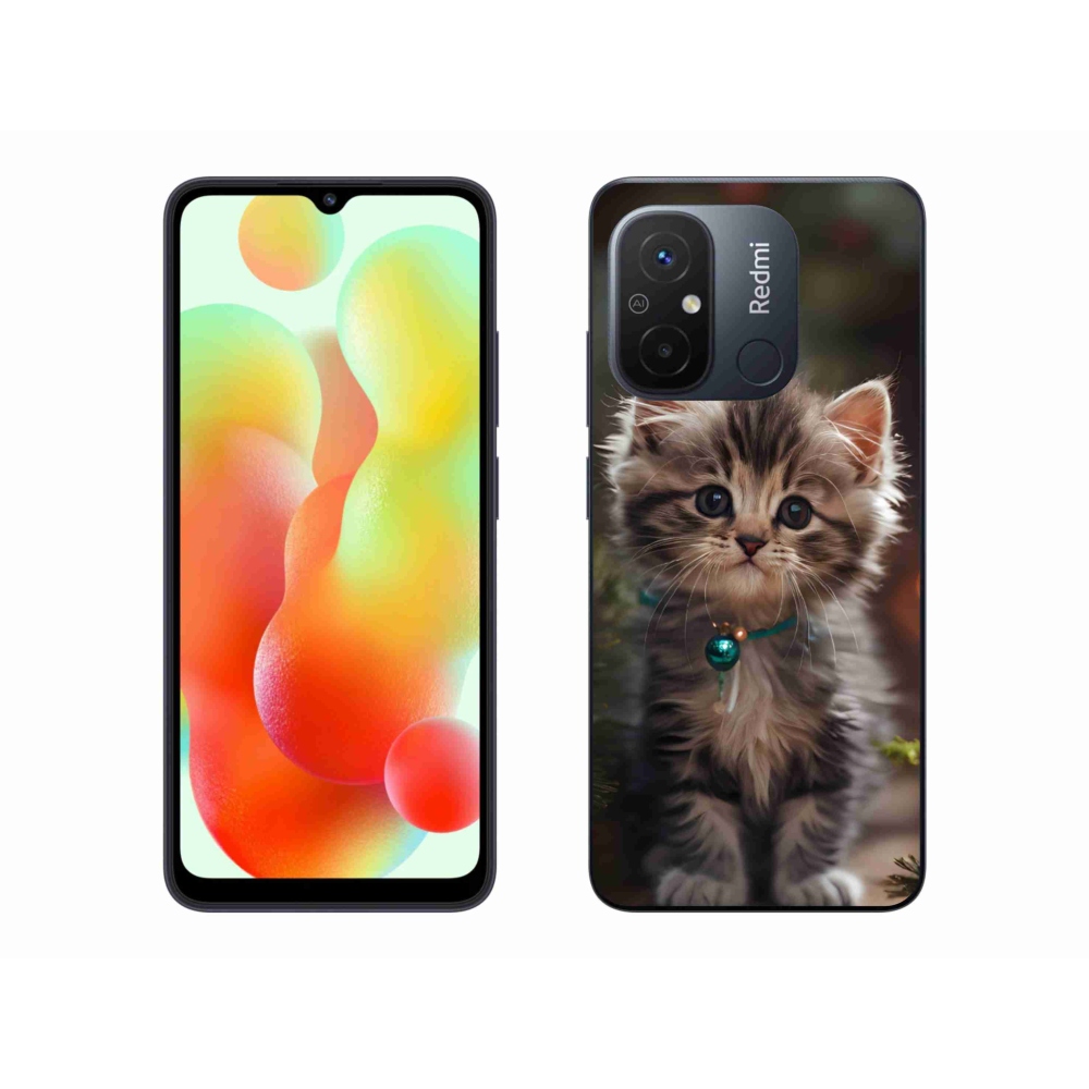 Gelový kryt mmCase na Xiaomi Redmi 12C - roztomilé kotě 11