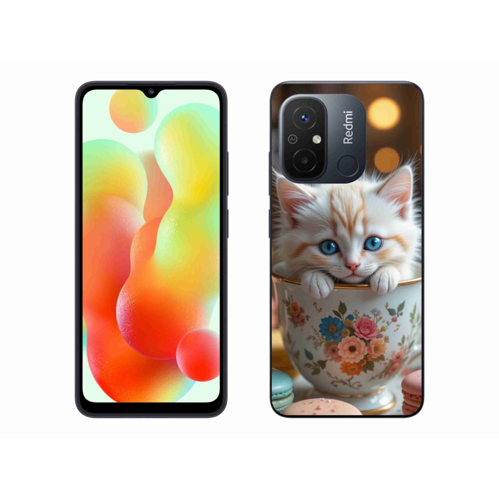 Gelový kryt mmCase na Xiaomi Redmi 12C - roztomilé kotě 6