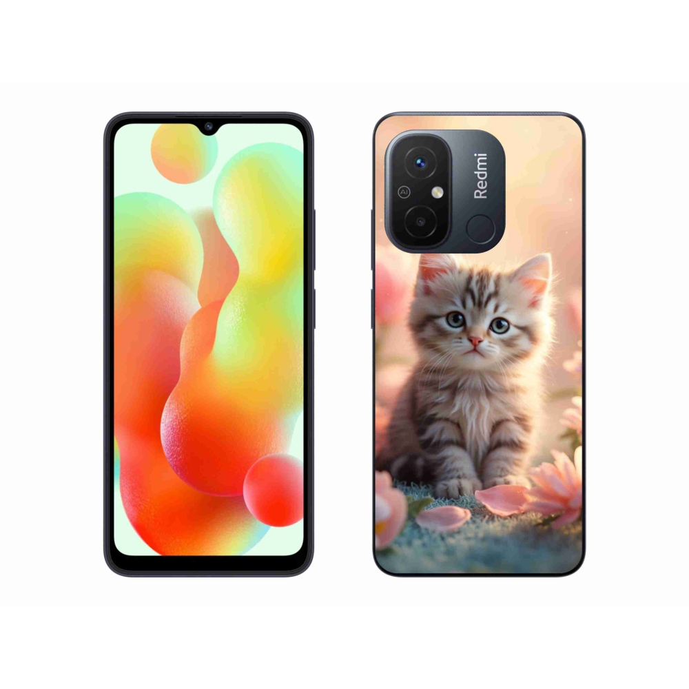 Gelový kryt mmCase na Xiaomi Redmi 12C - roztomilé kotě 8